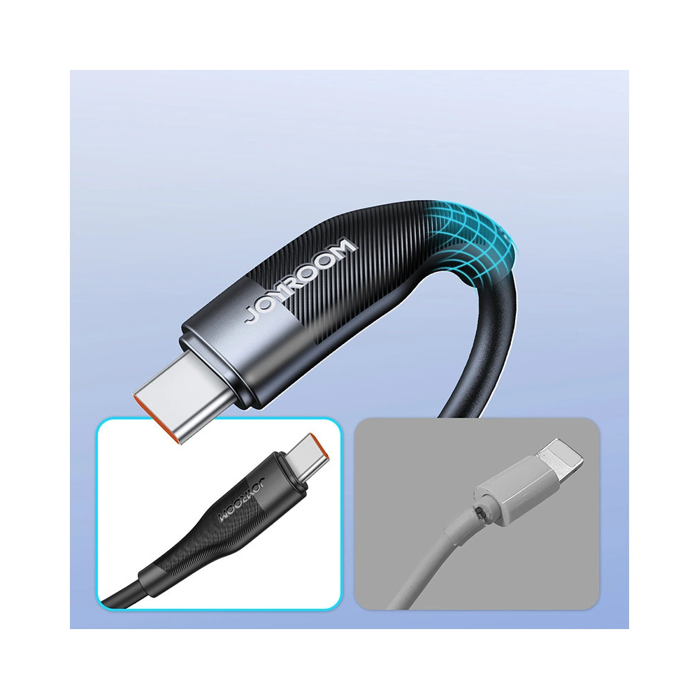 Hurtownia GSM - Kabel Joyroom USB/USB-C 6A 1m schwarz (S-1060M12) - JYR345 - {ean13} - Hurt