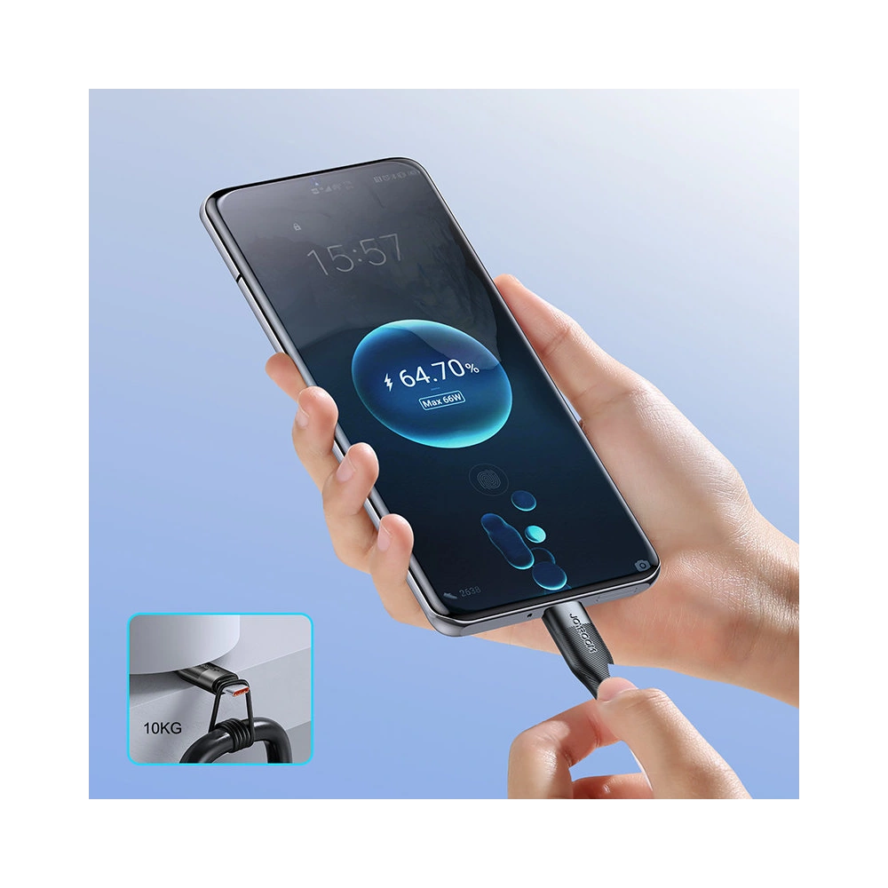 Hurtownia GSM - Kabel Joyroom USB/USB-C 6A 1m schwarz (S-1060M12) - JYR345 - {ean13} - Hurt