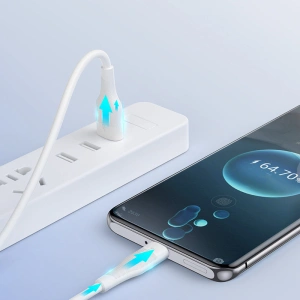 Cablul Joyroom USB/microUSB 3A 1m alb (S-1030M12)