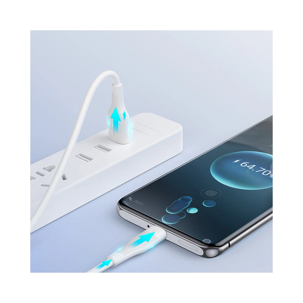 Hurtownia GSM - Cablul Joyroom USB/microUSB 3A 1m alb (S-1030M12) - JYR346 - {ean13} - Hurt