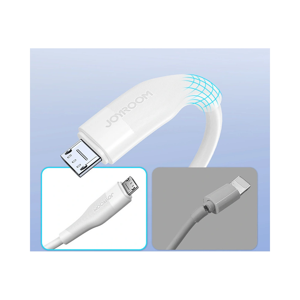 Hurtownia GSM - Cablul Joyroom USB/microUSB 3A 1m alb (S-1030M12) - JYR346 - {ean13} - Hurt
