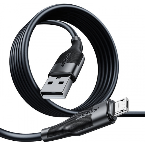 Joyroom Distributor - 6941237169488 - JYR347 - Joyroom USB cable - microUSB charging / data transmission 3A 1m black (S-1030M12) - B2B homescreen