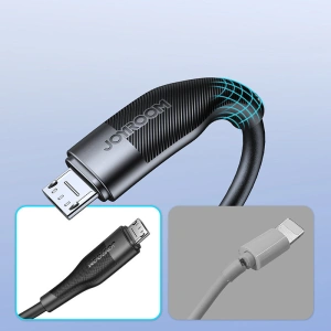 Cablu Joyroom USB/microUSB 3A 1m negru (S-1030M12)