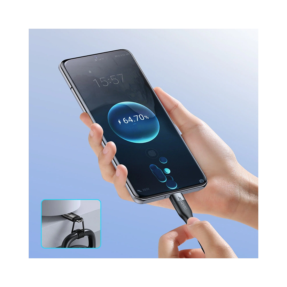 Hurtownia GSM - Kábel Joyroom USB/microUSB 3A 1m fekete (S-1030M12) - JYR347 - {ean13} - Hurt