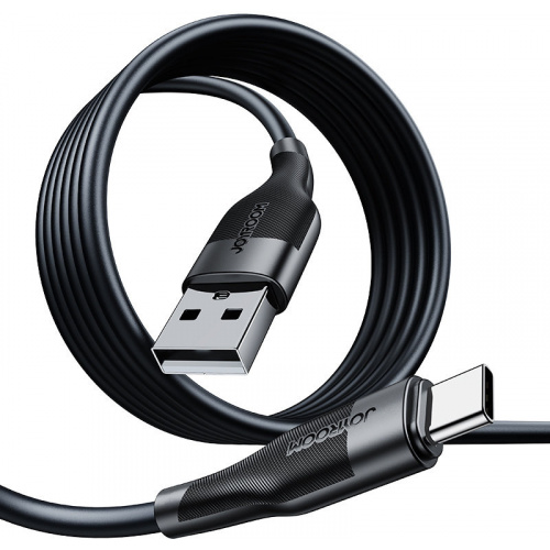 Joyroom Distributor - 6941237169464 - JYR349 - Joyroom USB cable - USB-C for charging / data transmission 3A 1m black (S-1030M12) - B2B homescreen