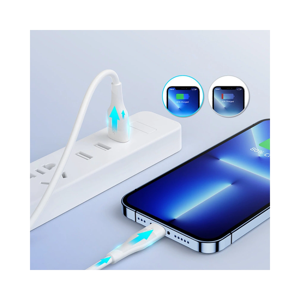 Hurtownia GSM - Cablul Joyroom USB/Lightning 3A 1m alb (S-1030M12) - JYR350 - {ean13} - Hurt