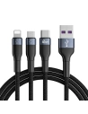 Hurtownia GSM - Kabel Joyroom 3w1 USB-USB-C/microUSB/Lightning 66W 6A 1,2m schwarz (S-1260G5) - JYR352 - {ean13} - Hurt