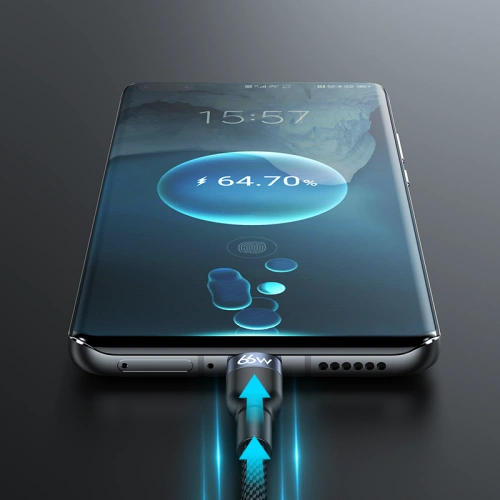 Kabel Joyroom 3w1 USB-USB-C/microUSB/Lightning 66W 6A 1,2m czarny (S-1260G5)