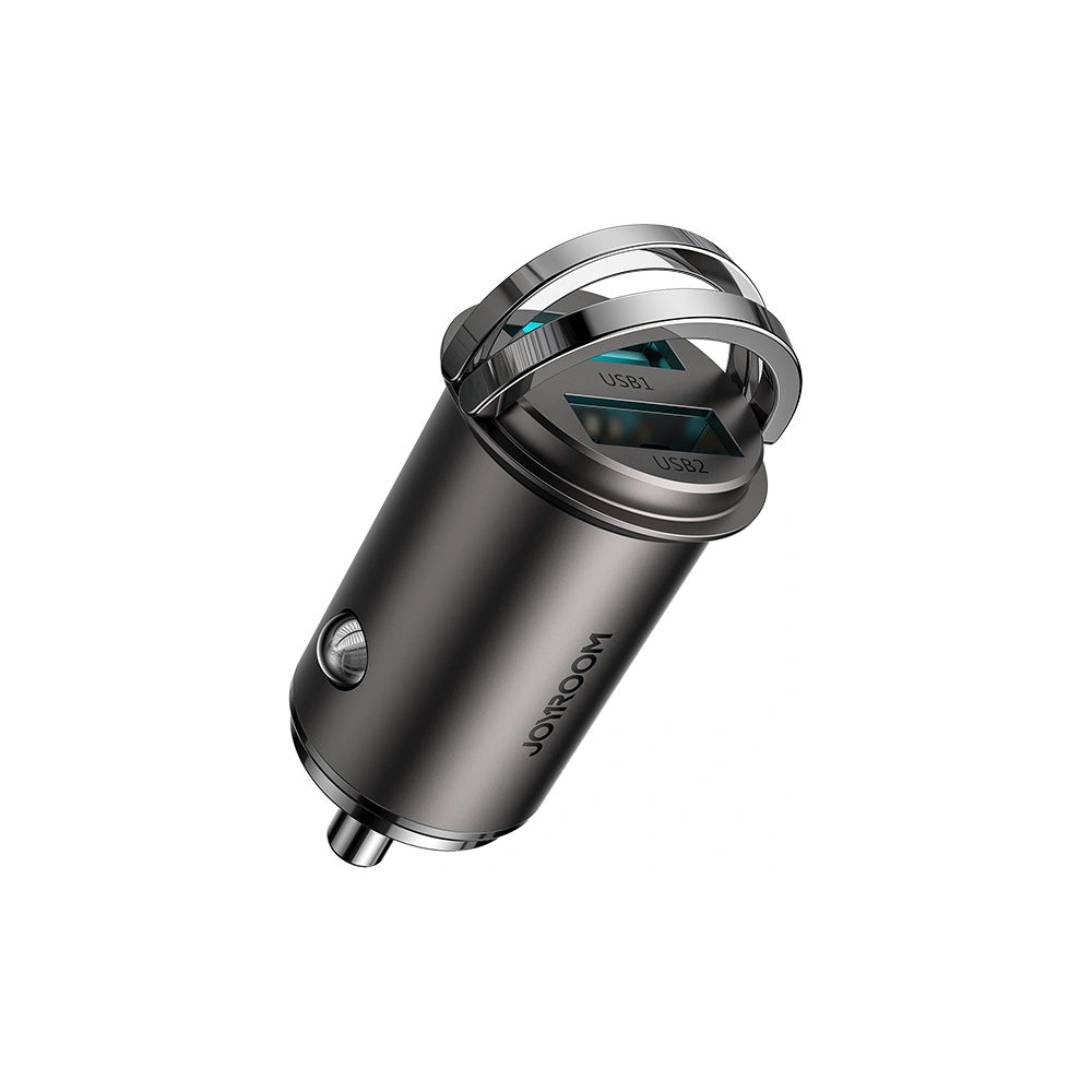 Hurtownia GSM - Autós töltő Joyroom 2xUSB 15W 3,1A szürke (C-A48) - JYR353 - {ean13} - Hurt