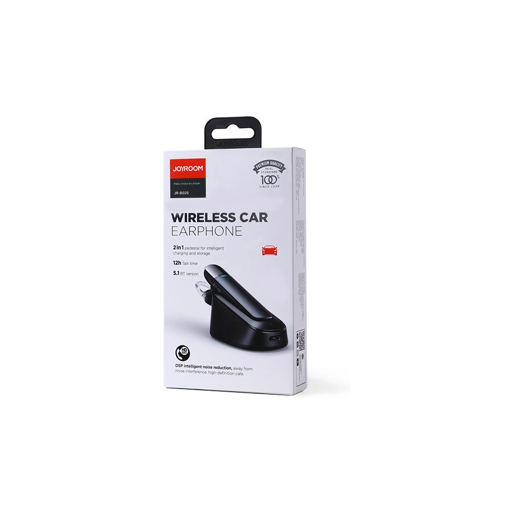 Hurtownia GSM - Căști wireless Joyroom Bluetooth 5.1 pentru mașină cu încărcător negru (JR-B02S) - JYR354 - {ean13} - Hurt