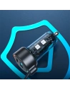 Hurtownia GSM - Autós töltő Joyroom 3w1 + 1,5 m hosszú Lightning kábel 45W fekete (JR-CL08) - JYR359 - {ean13} - Hurt