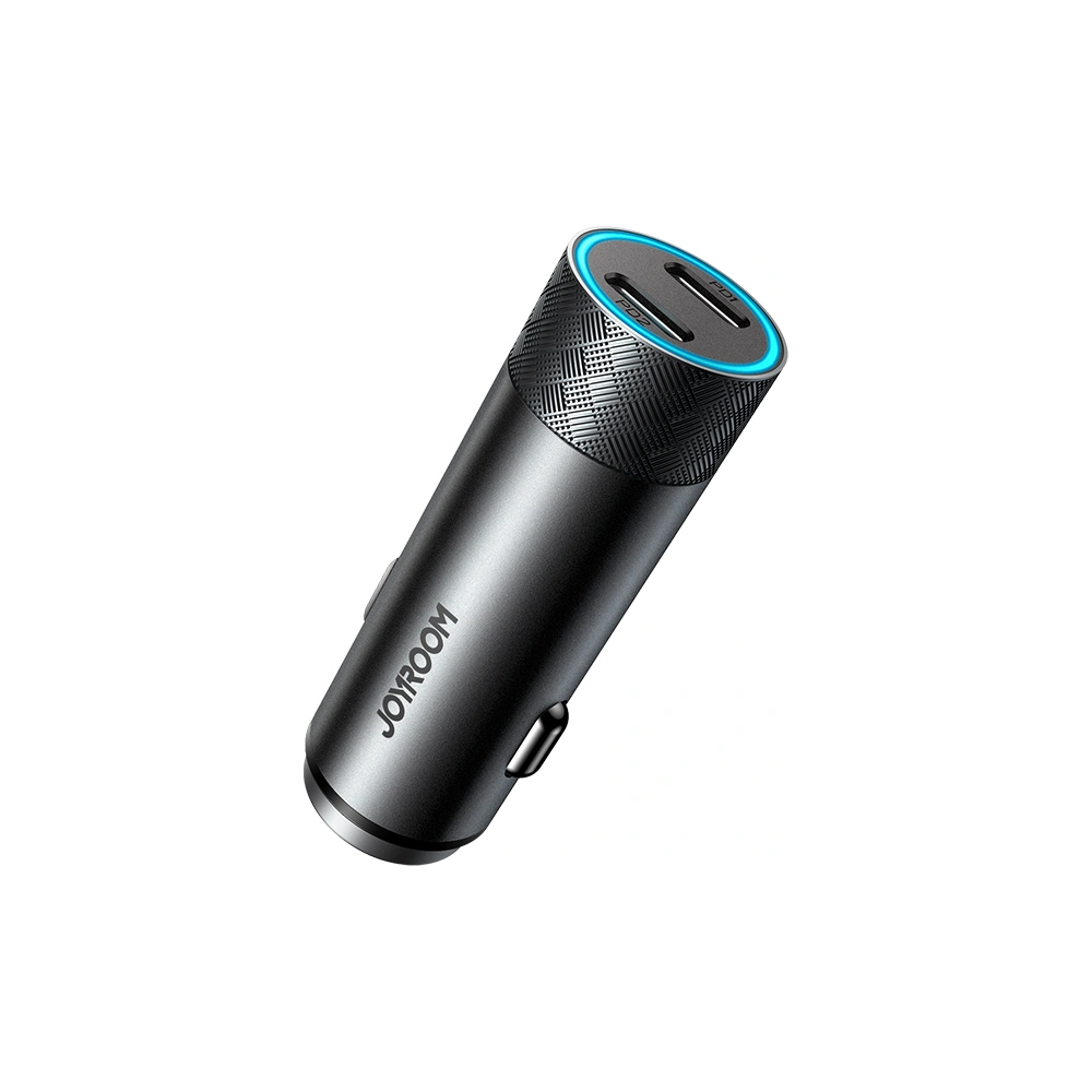 Hurtownia GSM - Autós töltő Joyroom 2xUSB 50W PD, QC, PPS szürke (JR-CL13) - JYR367 - {ean13} - Hurt