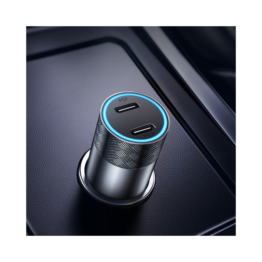 Hurtownia GSM - Încărcător auto Joyroom 2xUSB 50W PD, QC, PPS gri (JR-CL13) - JYR367 - {ean13} - Hurt