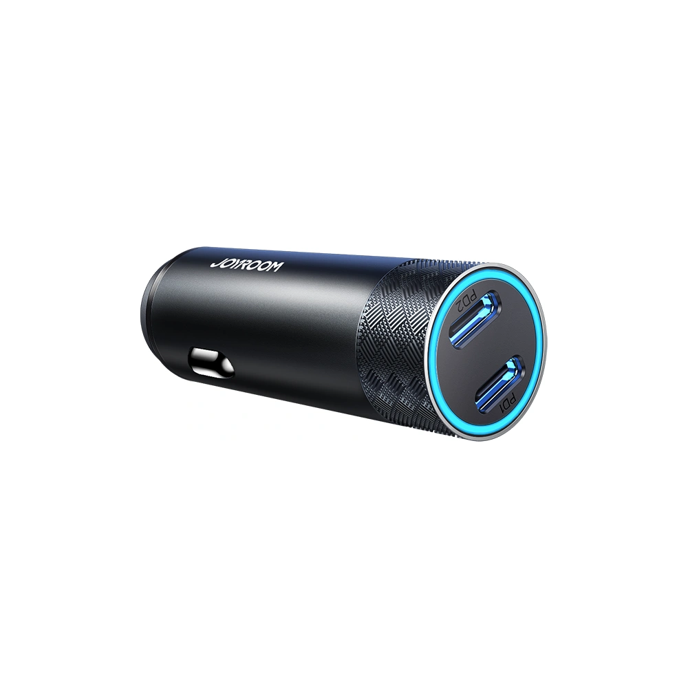 Hurtownia GSM - Autós töltő Joyroom 2xUSB 50W PD, QC, PPS szürke (JR-CL13) - JYR367 - {ean13} - Hurt