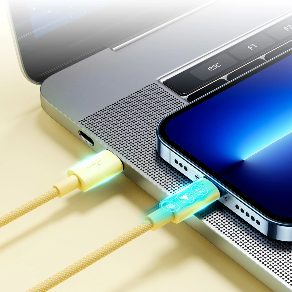Hurtownia GSM - Kabel Joyroom USB-C/Lightning 20W 1m žlutý (S-1024M13) - JYR368 - {ean13} - Hurt