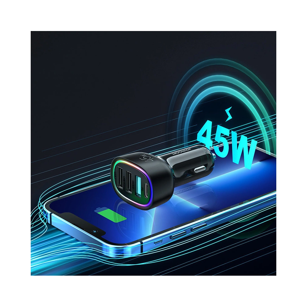 Hurtownia GSM - Autonabíječka Joyroom 4-port 45W černá (JR-CL09) - JYR380 - {ean13} - Hurt