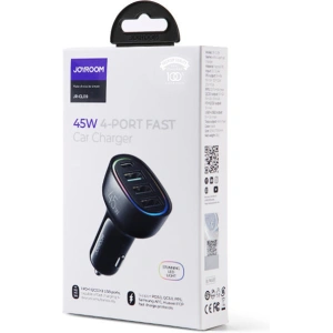 Hurtownia GSM - Autós töltő Joyroom 4-portos 45W fekete (JR-CL09) - JYR380 - {ean13} - Hurt