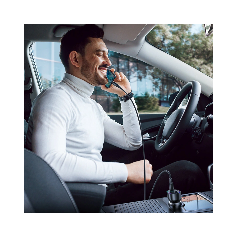Hurtownia GSM - Încărcător auto Joyroom 4-port 45W negru (JR-CL09) - JYR380 - {ean13} - Hurt