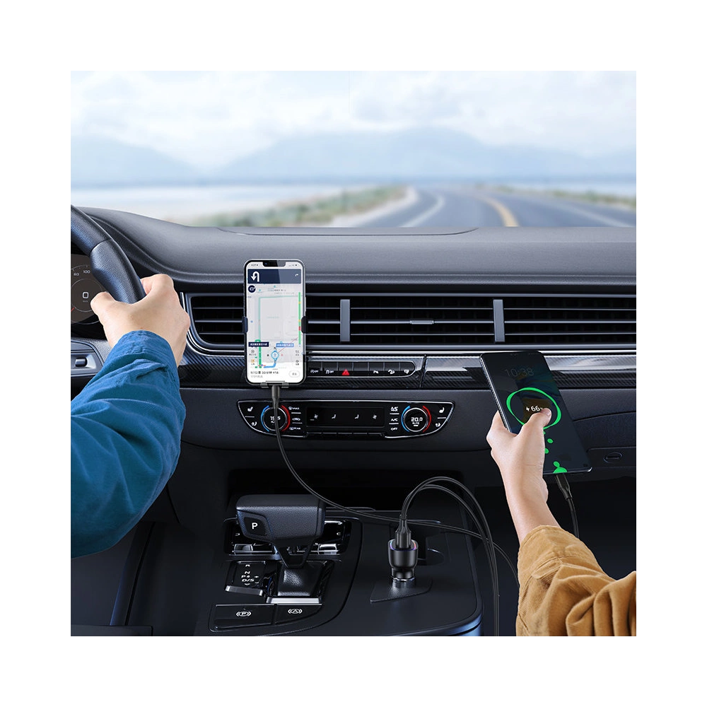 Hurtownia GSM - Încărcător auto Joyroom 4-port 45W negru (JR-CL09) - JYR380 - {ean13} - Hurt