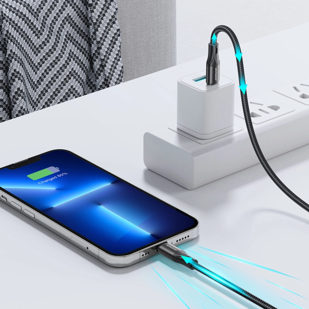 Hurtownia GSM - Kabel Joyroom USB-C/Lightning PD 20W 1m černý (S-1024N1-PD) - JYR381 - {ean13} - Hurt