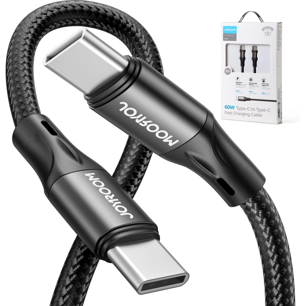 Hurtownia GSM - Cablul Joyroom USB/USB-C PD 60W 2m negru (S-2030N1-60) - JYR383 - {ean13} - Hurt