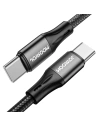 Wholesale Joyroom fast charging / data cable USB-C - USB-C PD 60W 2m black (S-2030N1-60) - JYR383 - {ean13} - Hurt