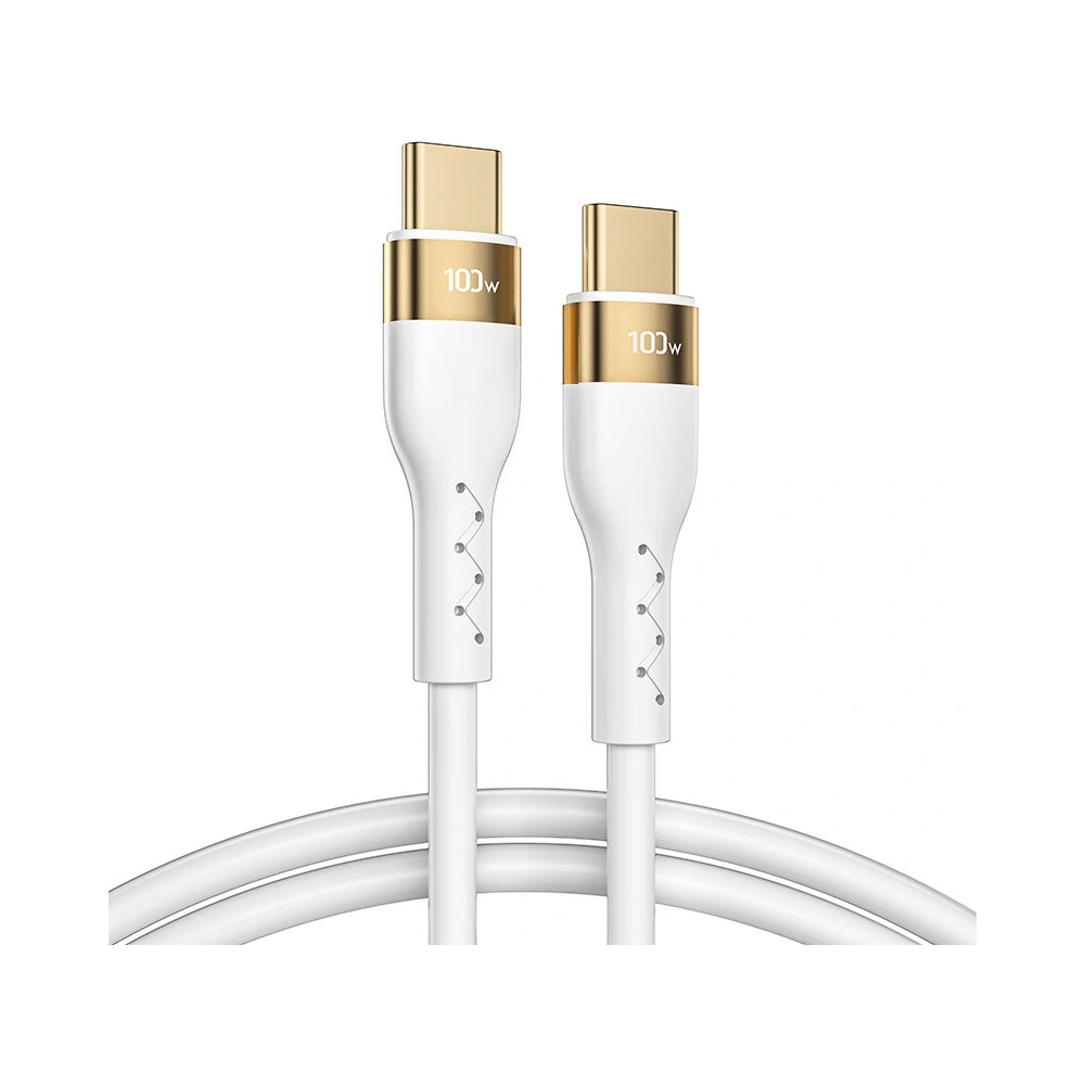 Hurtownia GSM - Kabel Joyroom Flüssigsilikon USB/USB-C PD 100W 1,2m weiß (S-1250N18-10) - JYR384 - {ean13} - Hurt