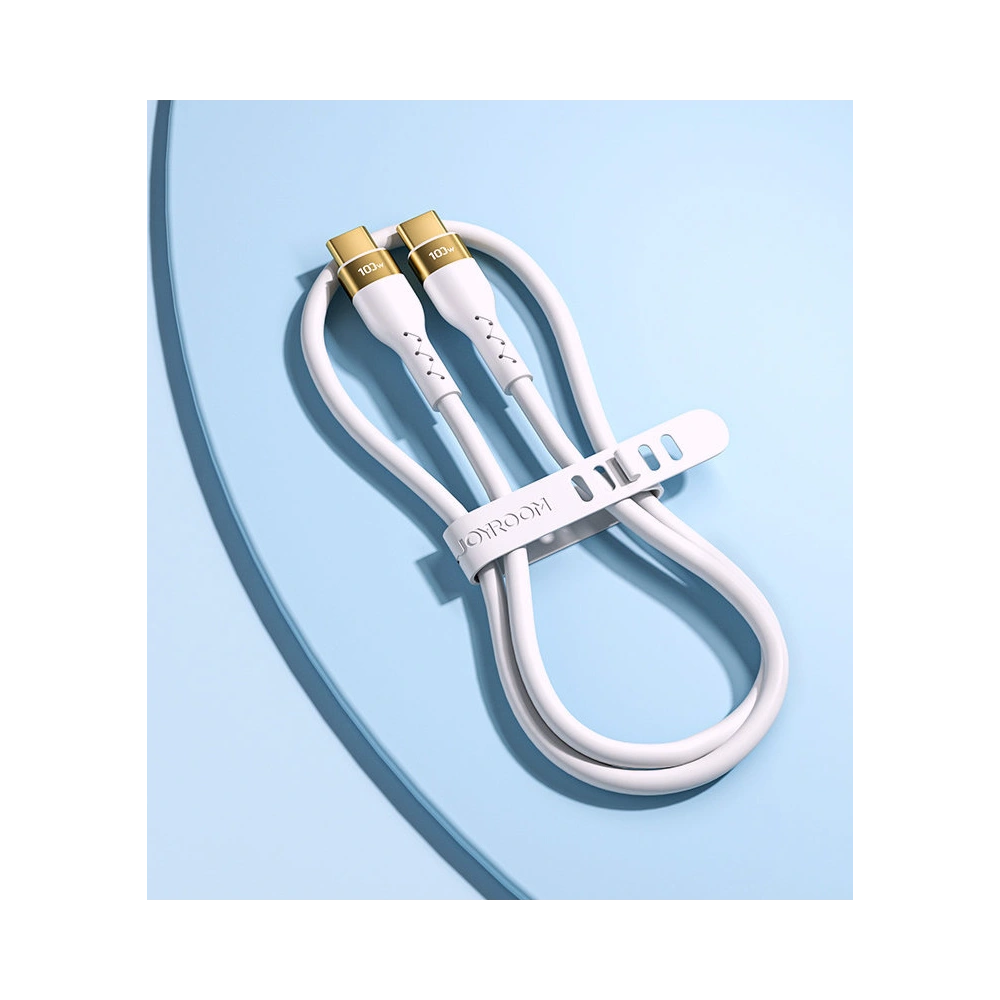 Hurtownia GSM - Kabel Joyroom Flüssigsilikon USB/USB-C PD 100W 1,2m weiß (S-1250N18-10) - JYR384 - {ean13} - Hurt