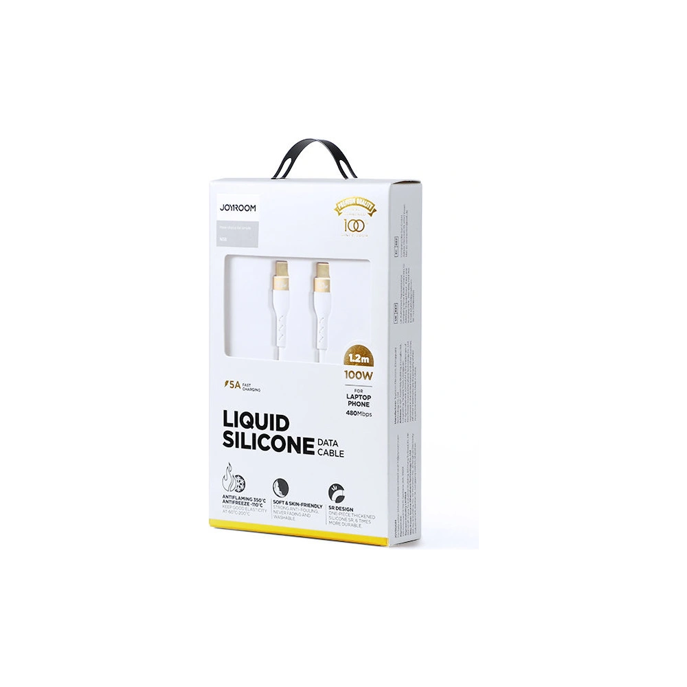 Hurtownia GSM - Kabel Joyroom Flüssigsilikon USB/USB-C PD 100W 1,2m weiß (S-1250N18-10) - JYR384 - {ean13} - Hurt