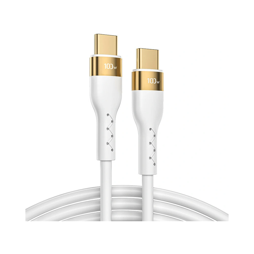 Hurtownia GSM - Kabel Joyroom Flüssigsilikon USB/USB-C PD 100W 2m weiß (S-2050N18-10) - JYR387 - {ean13} - Hurt