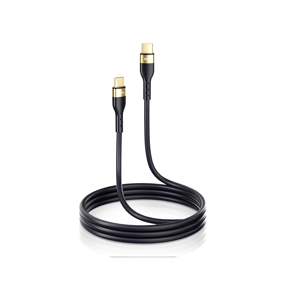 Hurtownia GSM - Kábel Joyroom Liquid Silicone USB/USB-C PD 100W 2m fekete (S-2050N18-10) - JYR388 - {ean13} - Hurt