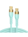 Kábel Joyroom Liquid Silicone USB/USB-C PD 100W 2m zöld (S-2050N18-10)