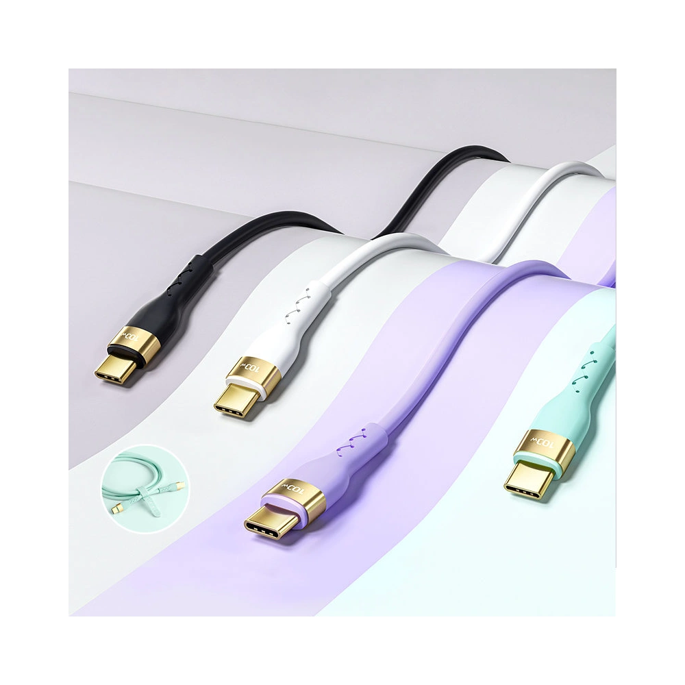 Hurtownia GSM - Kábel Joyroom Liquid Silicone USB/USB-C PD 100W 2m zöld (S-2050N18-10) - JYR389 - {ean13} - Hurt