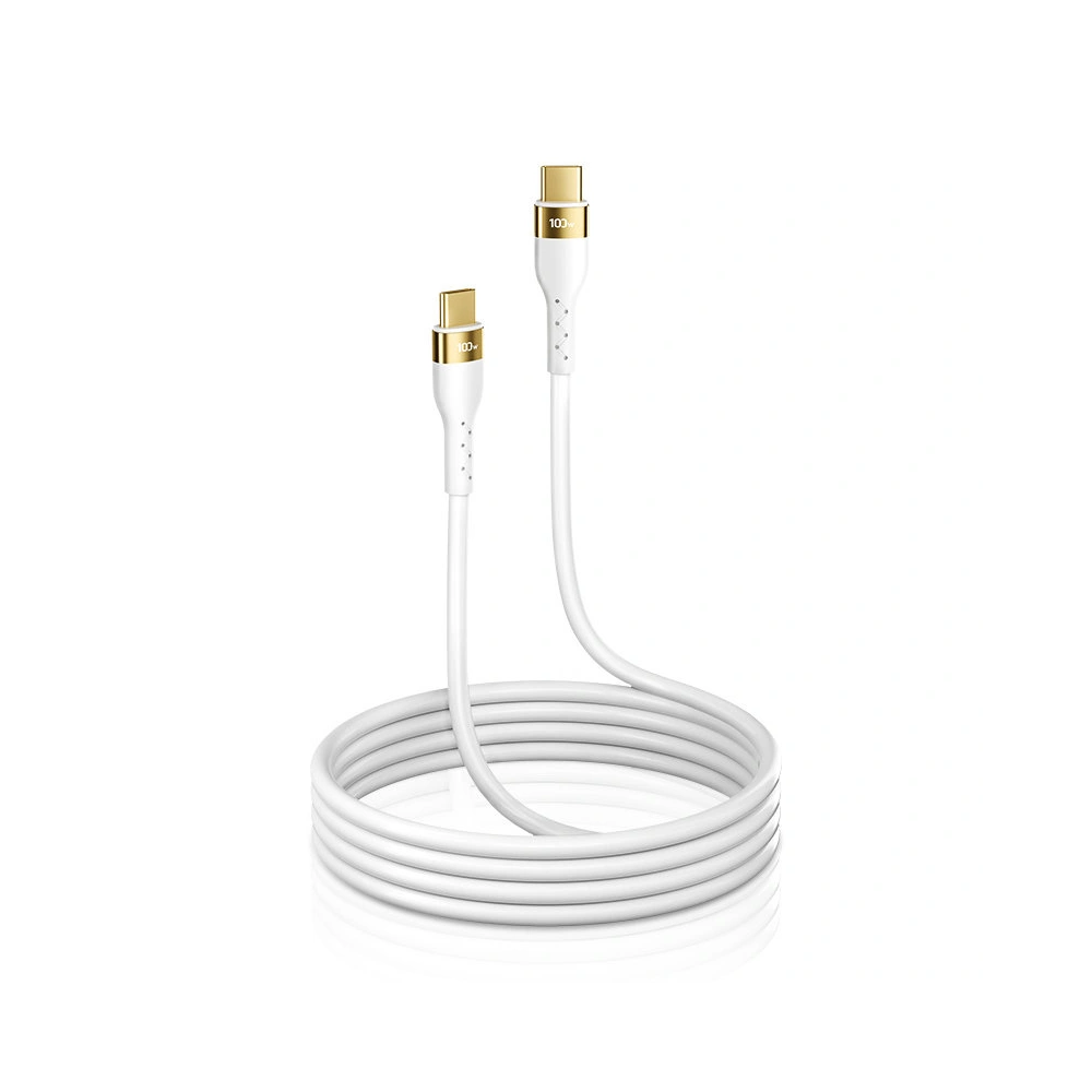Hurtownia GSM - Kábel Joyroom Liquid Silicone USB/USB-C PD 100W 3m fehér (S-3050N18-10) - JYR391 - {ean13} - Hurt