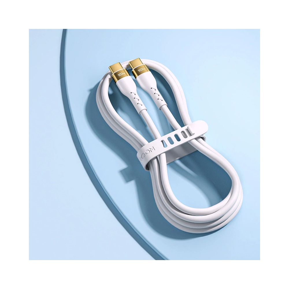Hurtownia GSM - Kábel Joyroom Liquid Silicone USB/USB-C PD 100W 3m fehér (S-3050N18-10) - JYR391 - {ean13} - Hurt