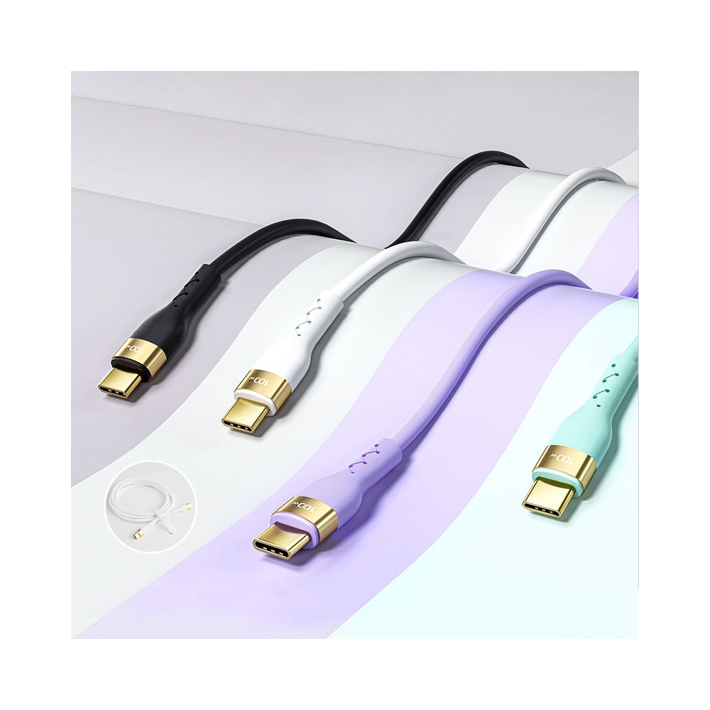 Hurtownia GSM - Kábel Joyroom Liquid Silicone USB/USB-C PD 100W 3m fehér (S-3050N18-10) - JYR391 - {ean13} - Hurt
