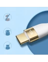 Hurtownia GSM - Kábel Joyroom Liquid Silicone USB/USB-C PD 100W 3m fehér (S-3050N18-10) - JYR391 - {ean13} - Hurt