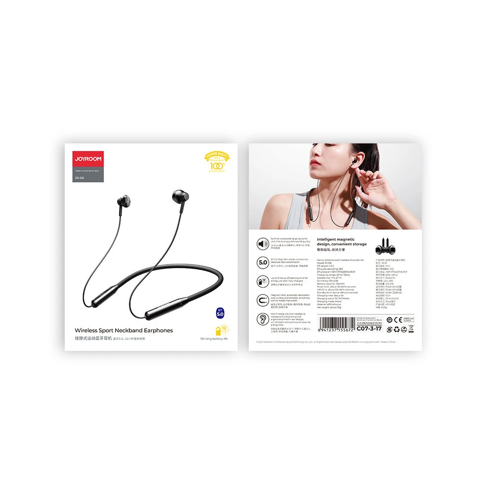 Hurtownia GSM - Kabellose Sportkopfhörer Joyroom Bluetooth Neckband grün (JR-D6) - JYR393 - {ean13} - Hurt