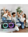 Hurtownia GSM - Bezdrátový reproduktor Joyroom Bluetooth 5.1 s barevným LED osvětlením černý (JR-MW02) - JYR394 - {ean13} - Hurt