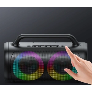 Wholesale Joyroom 5.1 wireless bluetooth speaker with LED color lighting black (JR-MW02) - JYR394 - {ean13} - Hurt