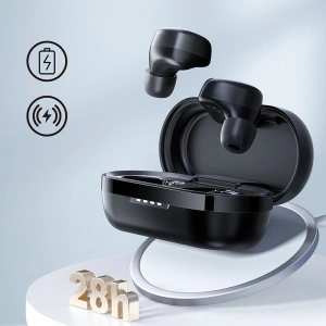 Wholesale Joyroom TWS Bluetooth 5.1 300mAh wireless earphones black (JR-TL1 Pro) - JYR395 - {ean13} - Hurt