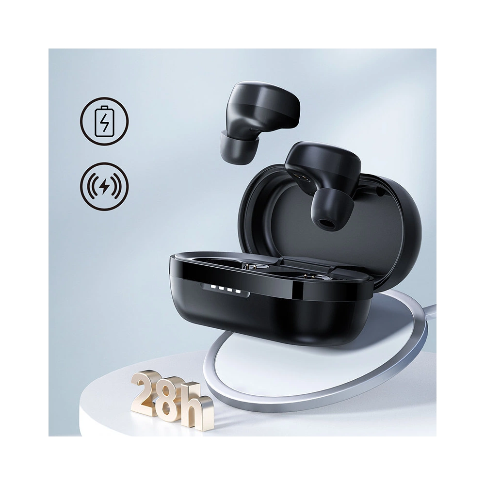 Hurtownia GSM - Vezeték nélküli TWS Joyroom fülhallgató Bluetooth 5.1 300mAh fekete (JR-TL1 Pro) - JYR395 - {ean13} - Hurt