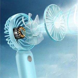 Wholesale Joyroom Muxia portable desk fan blue (JR-CY360-blue) - JYR405 - {ean13} - Hurt