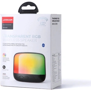 Wholesale Joyroom bluetooth 5.1 RGB Wireless Speaker Black (JR-ML03) - JYR411 - {ean13} - Hurt