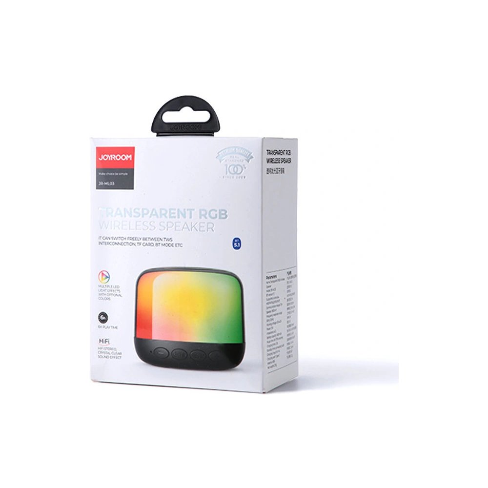 Hurtownia GSM - Bezdrátový reproduktor Joyroom Bluetooth 5.1 RGB černý (JR-ML03) - JYR411 - {ean13} - Hurt