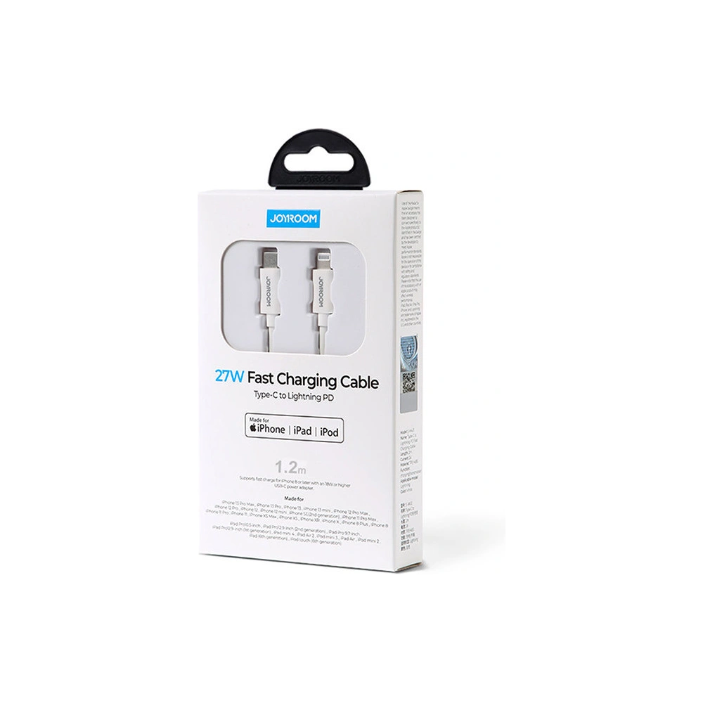 Hurtownia GSM - Cablu Joyroom USB-C/Lightning 27W PD 1.2m alb (S-M430) - JYR412 - {ean13} - Hurt