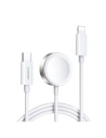 Kábel Joyroom USB-C 20W PD töltővel Apple Watch 1.5m fehér (S-IW005)