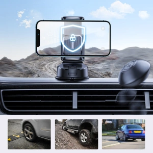 Wholesale Joyroom mechanical Car Mount for Dashboard Black (JR-ZS284) - JYR417 - {ean13} - Hurt
