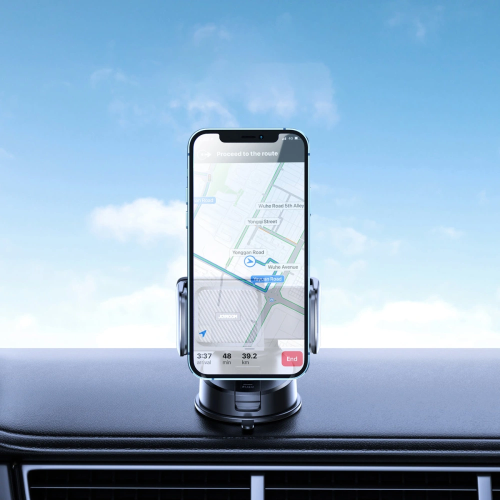 Wholesale Joyroom mechanical Car Mount for Dashboard Black (JR-ZS284) - JYR417 - {ean13} - Hurt