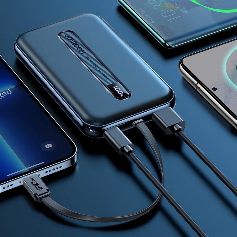 Hurtownia GSM - Powerbank Joyroom 20W 10000mAh PD QC 3.0 s integrovaným Lightning kabelem černý (JR-L001-lightning) - JYR419 - {ean13} - Hurt